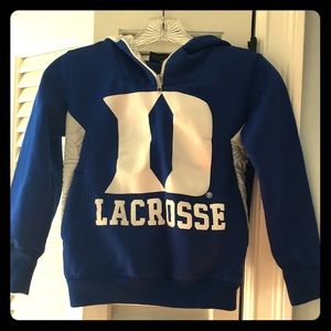 Youth small Duke Lacrosse sweatshirt